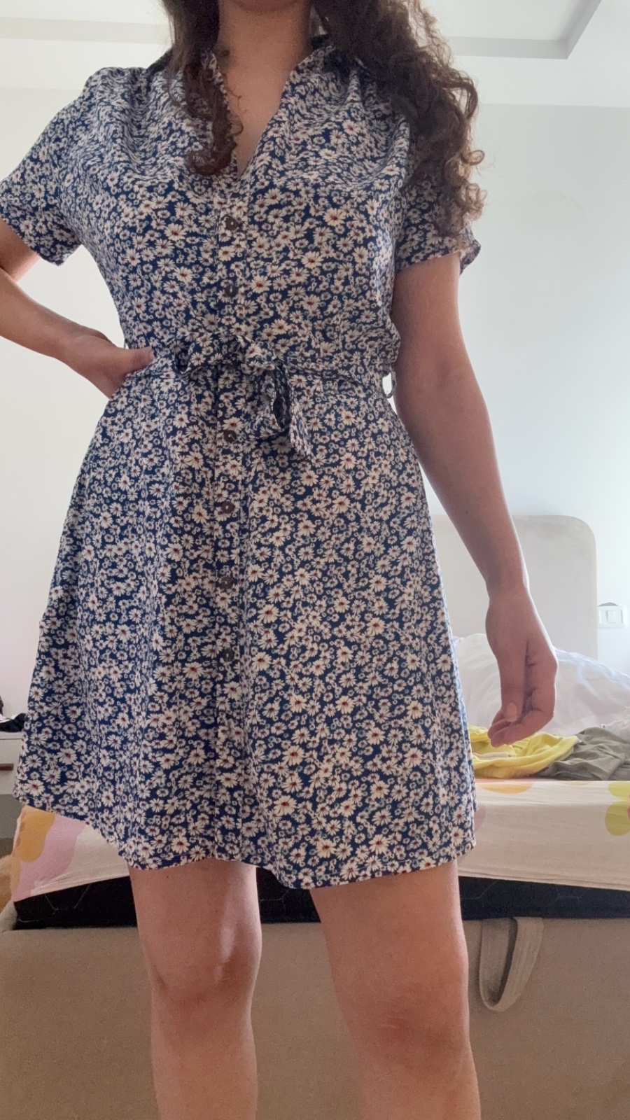 Robe  fleurie tres peu portee