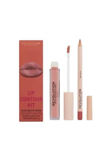 Lip gloss + contour