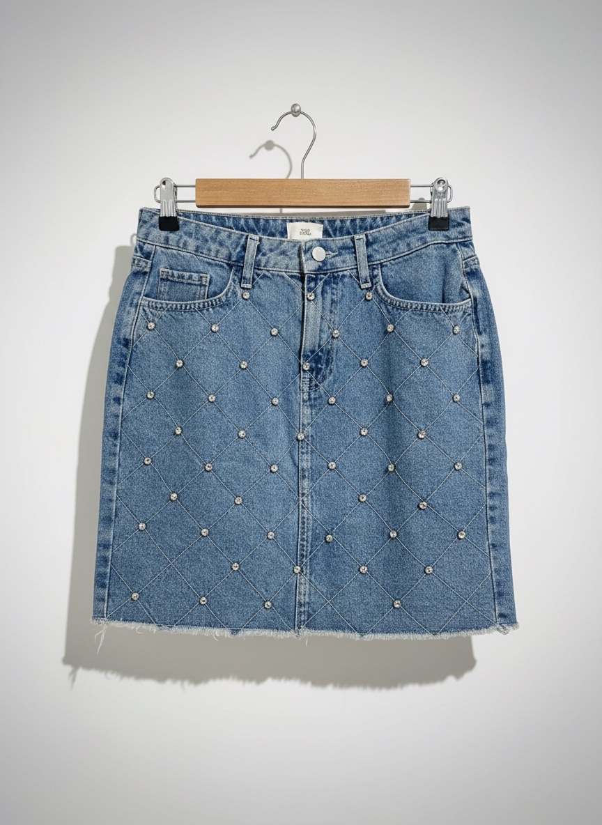 Jupe avec des strass