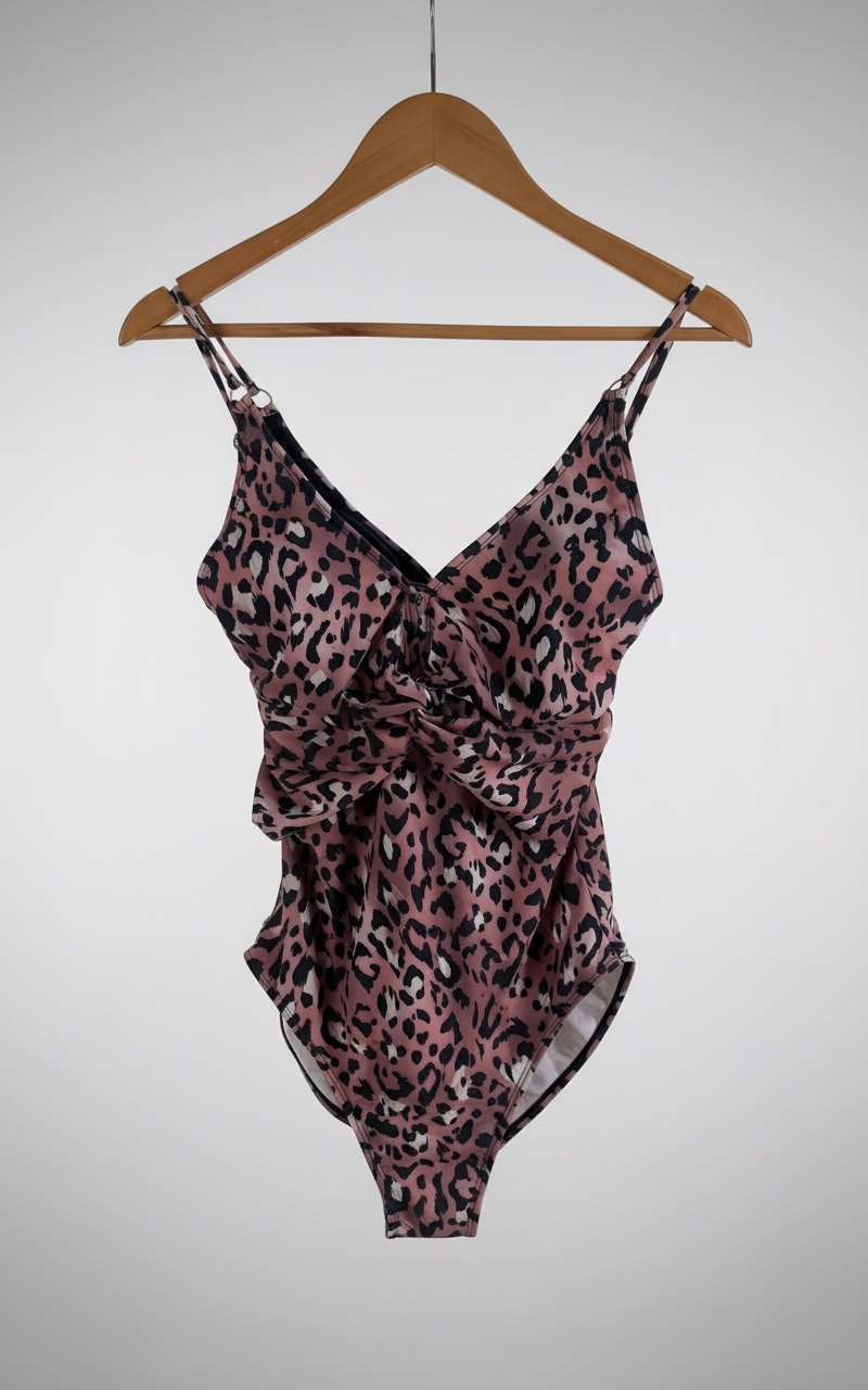 Maillot leopard rose 