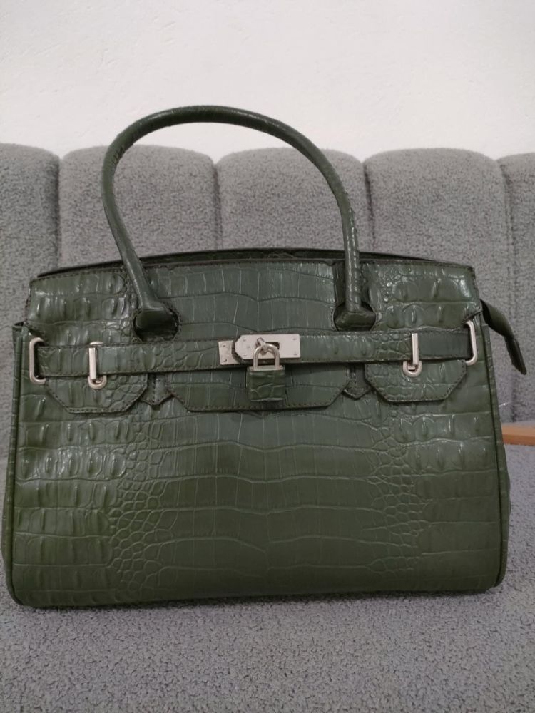 Sac vert crocodile 