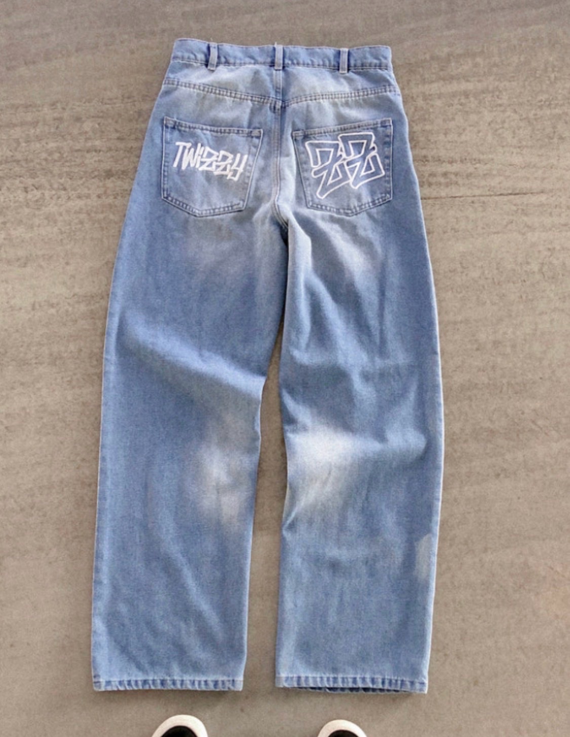 TWIZZY blue baggy jeans