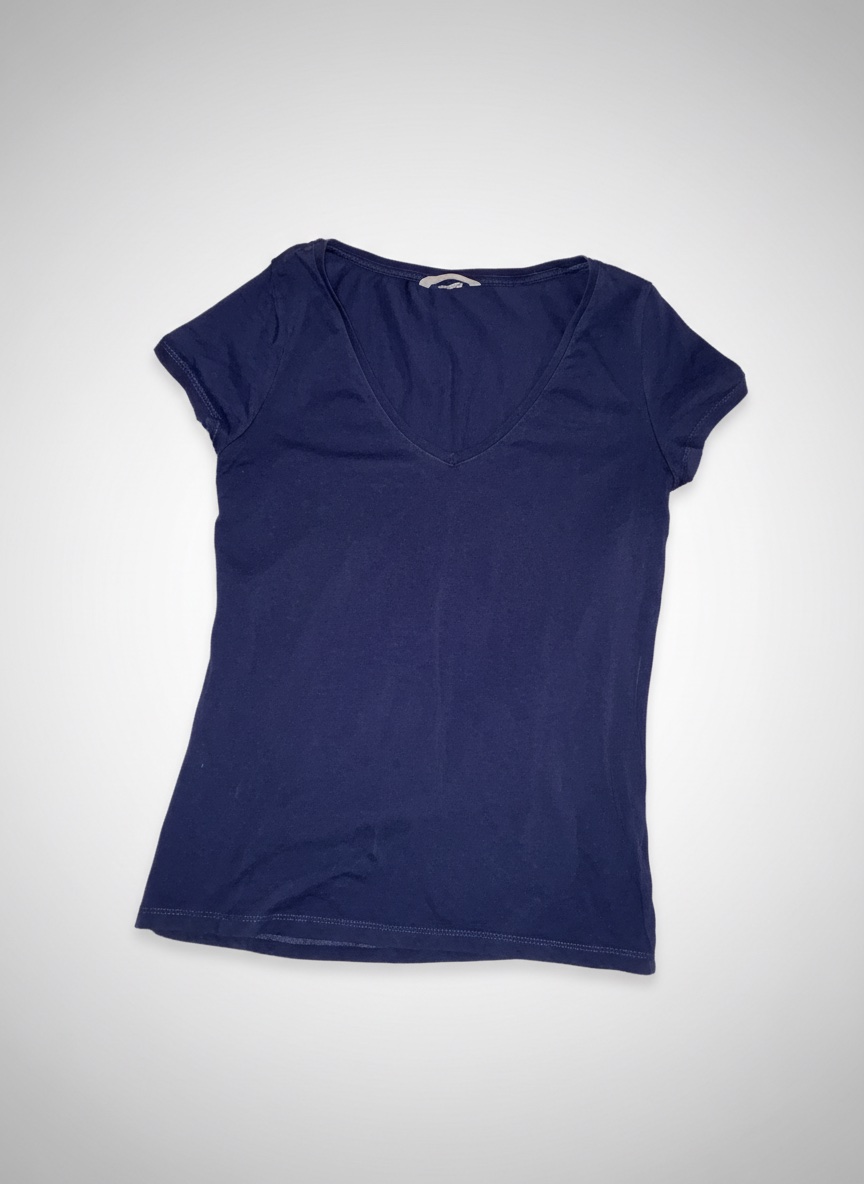 Pull bleu marine col V HM