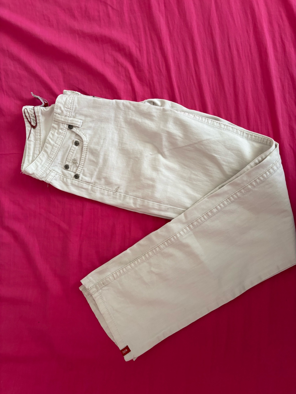 Pantalon blanc buttcut low rise 