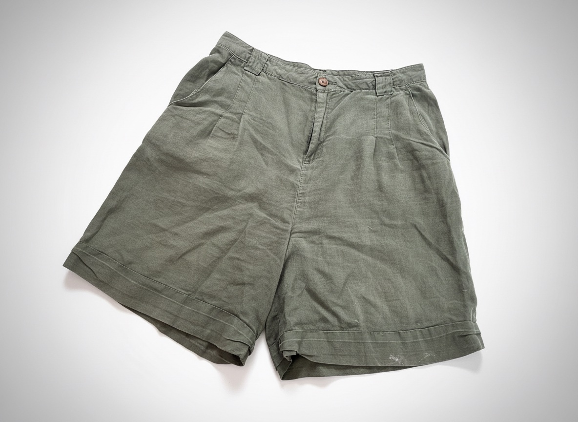 Short vert militaire 