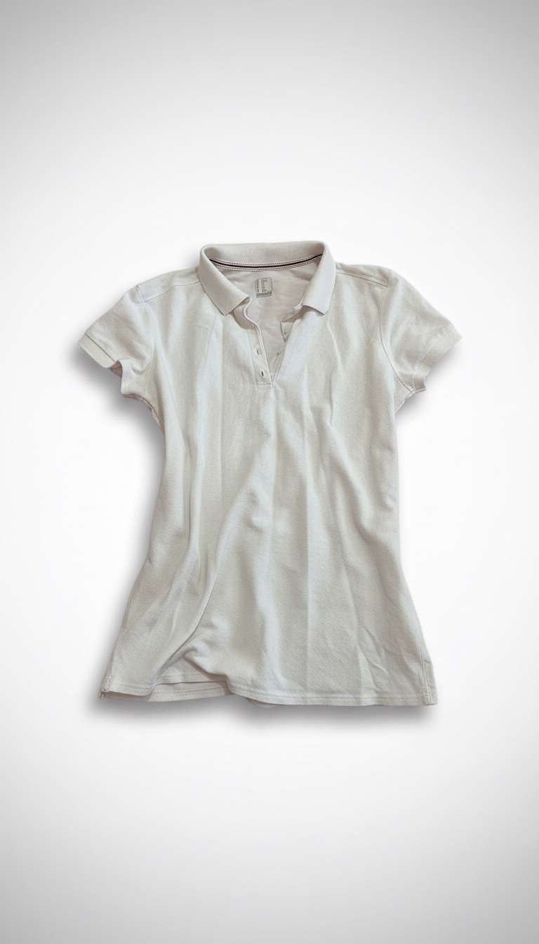 Pull col polo demi manche 