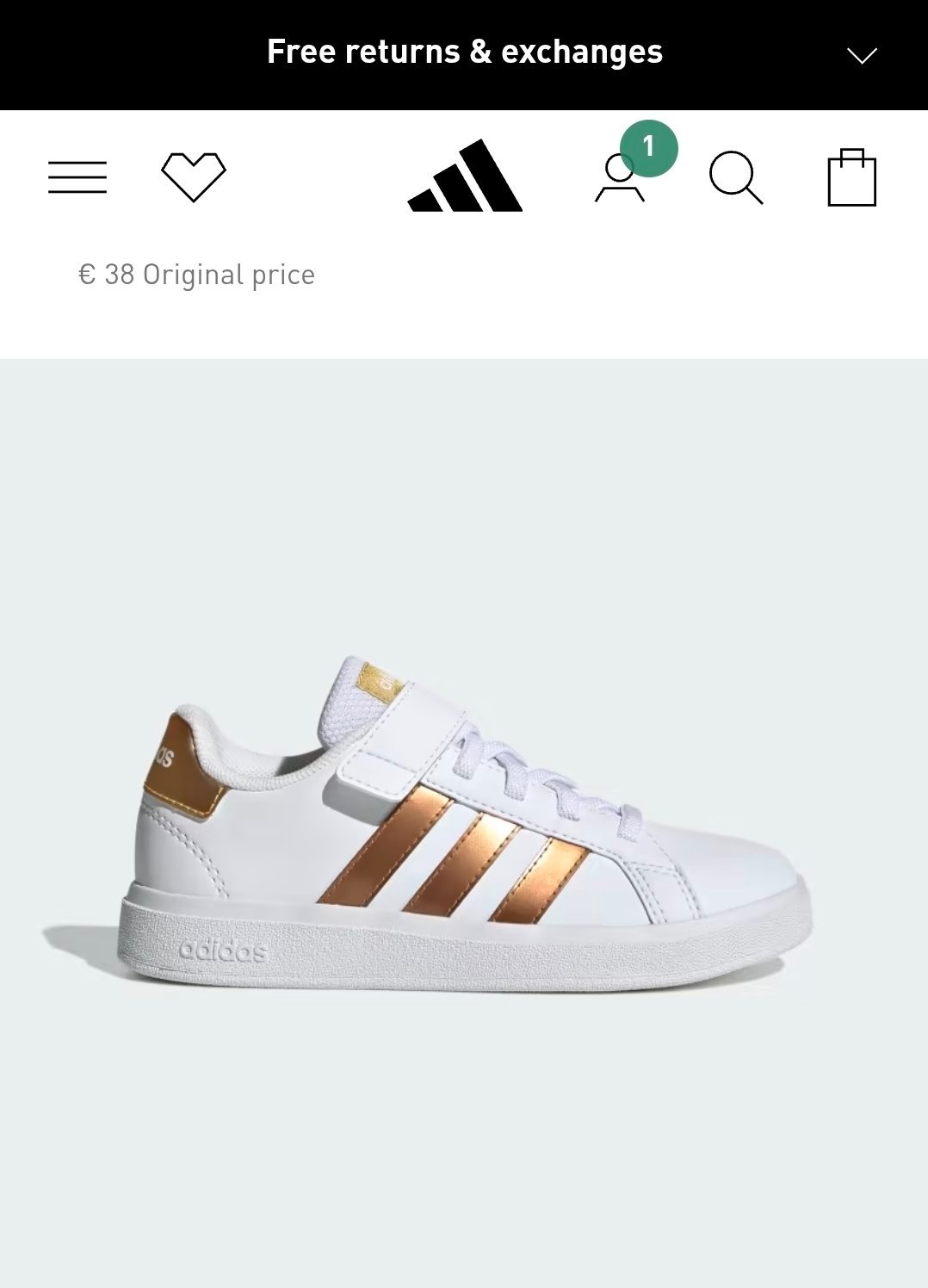 Baskets Adidas pour fille