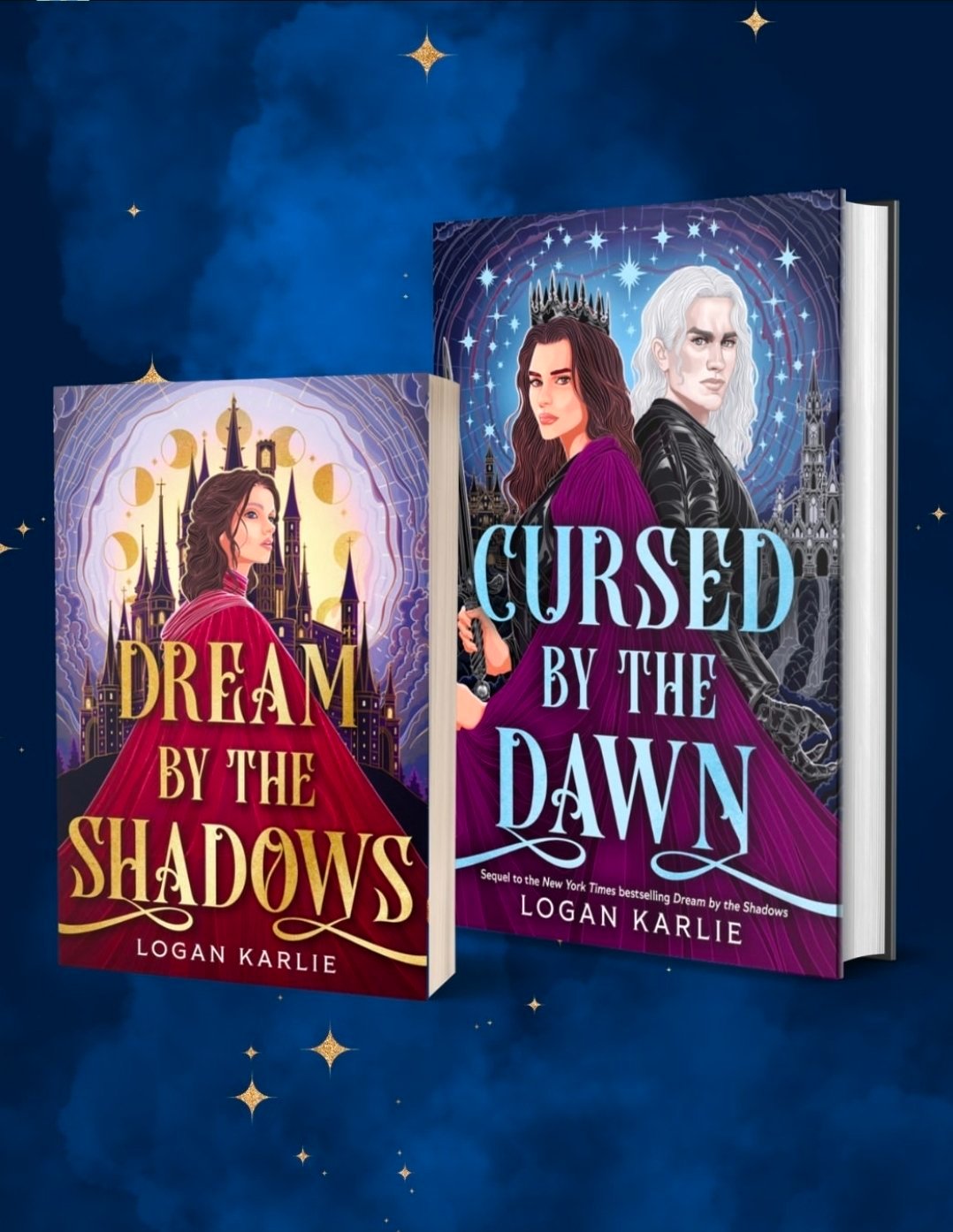 Dream by the shadows and cursed by the dawn book duology 