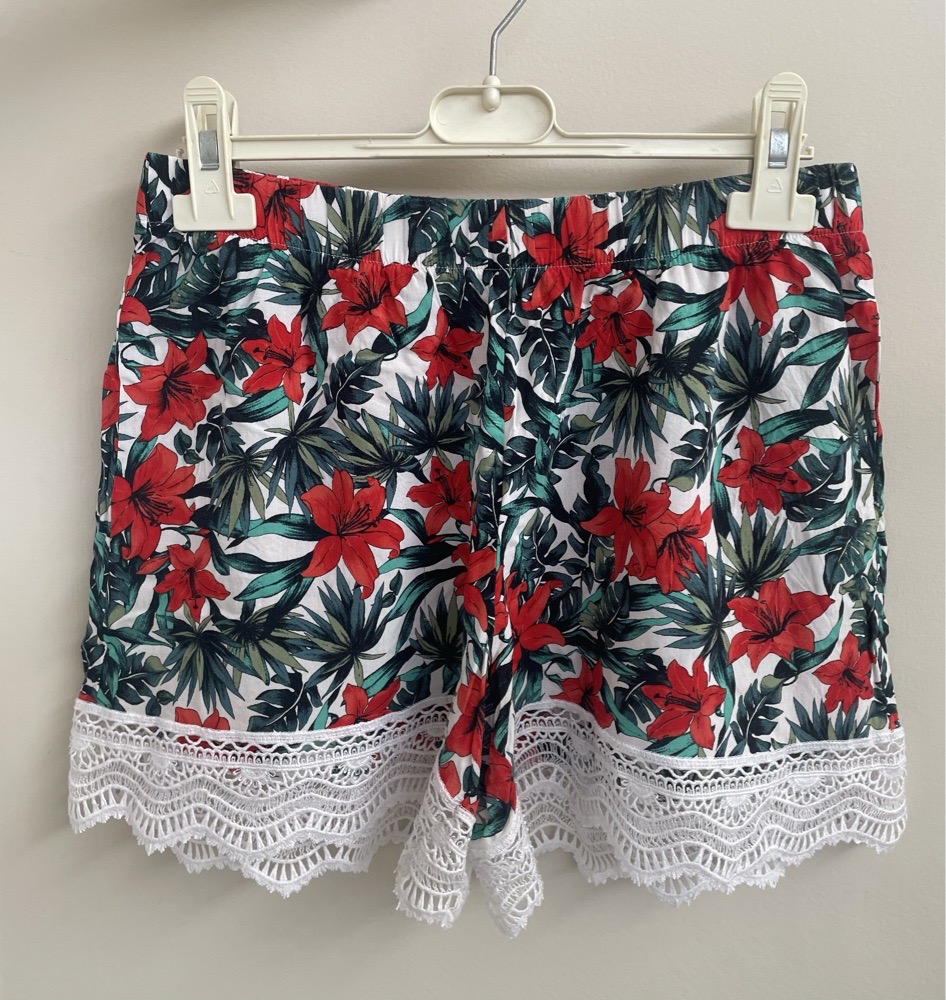 boho summer short en toile 