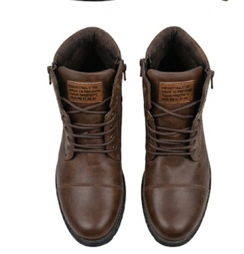 Bottines Homme Marron - Style Militaire et Motard (Très Élégant)