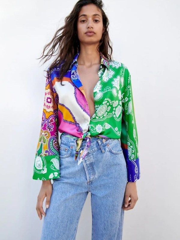 Zara Silk shirt 