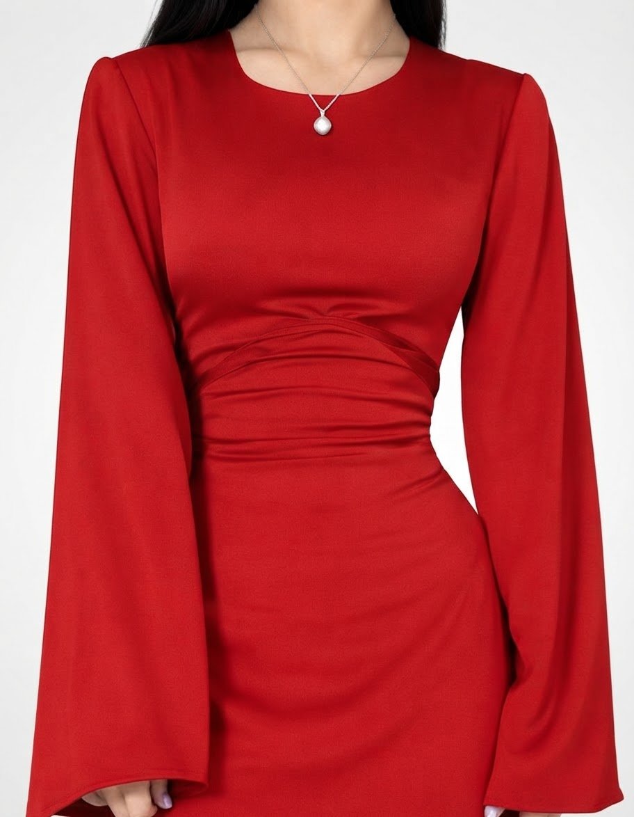 Robe soirée satin