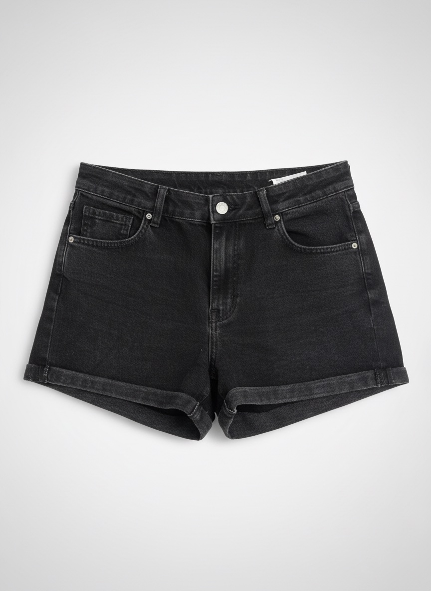     Short noir Bershka 