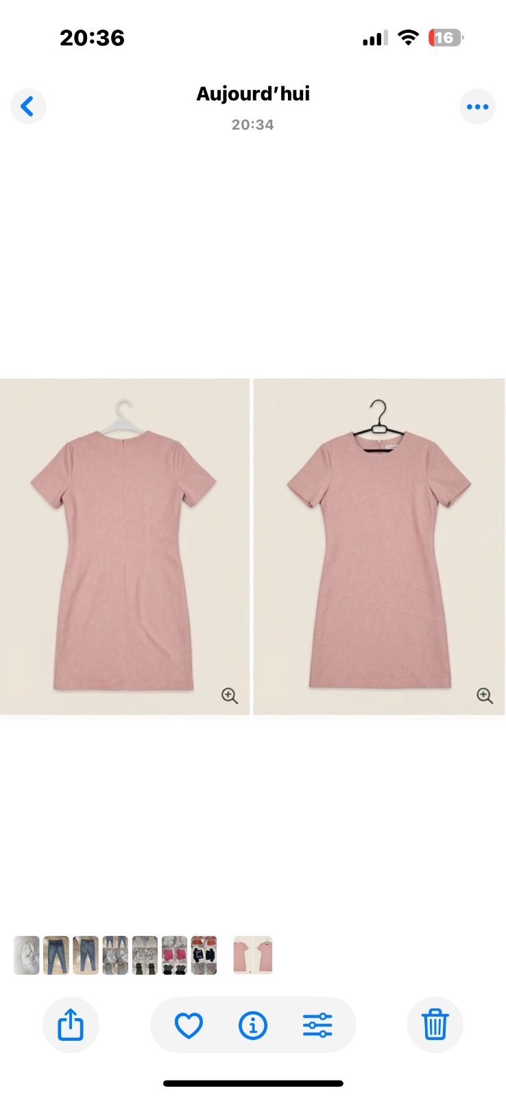 Robe rose simple 💕 