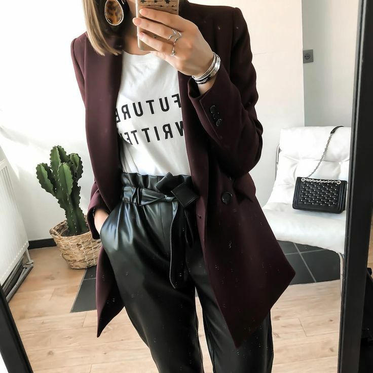 Blazer zara couleur aubergine
