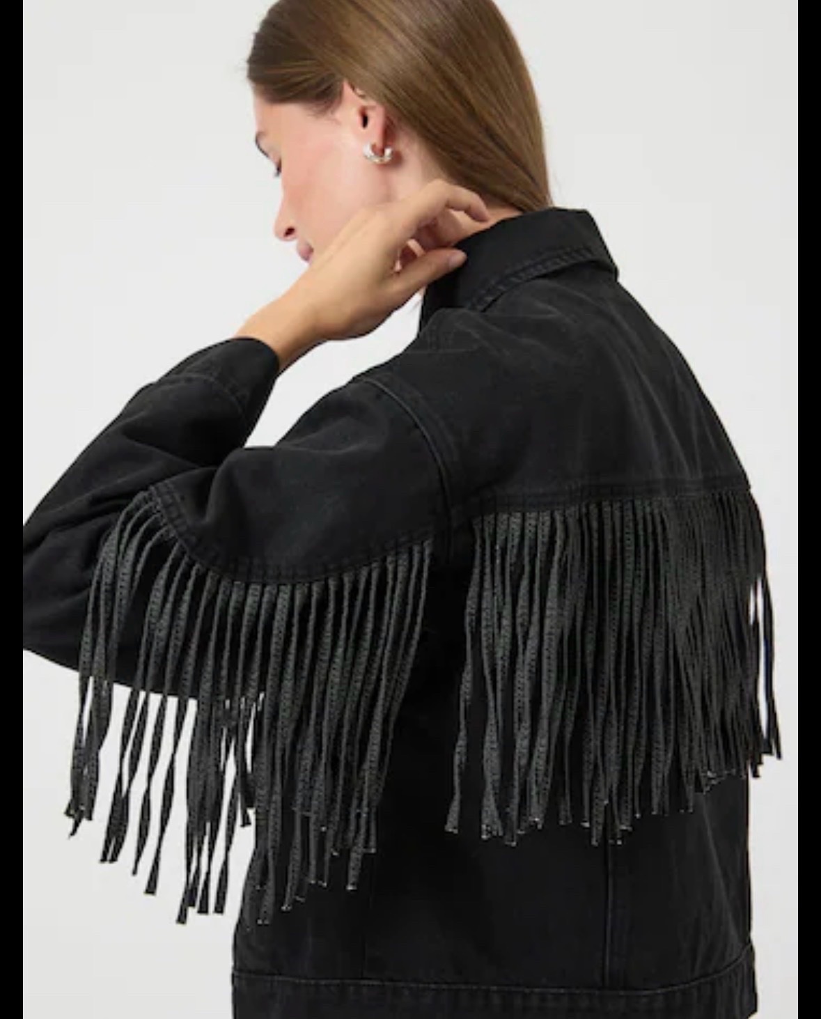 Veste a franges 