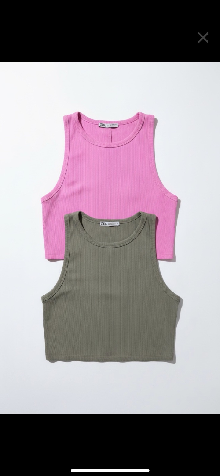 Lots deux tops ZARA