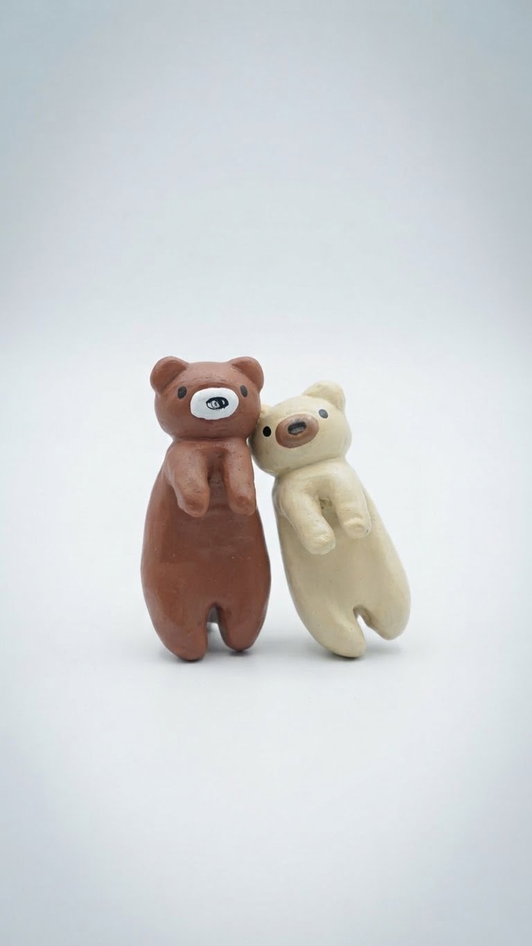 2 Matching laptop bears