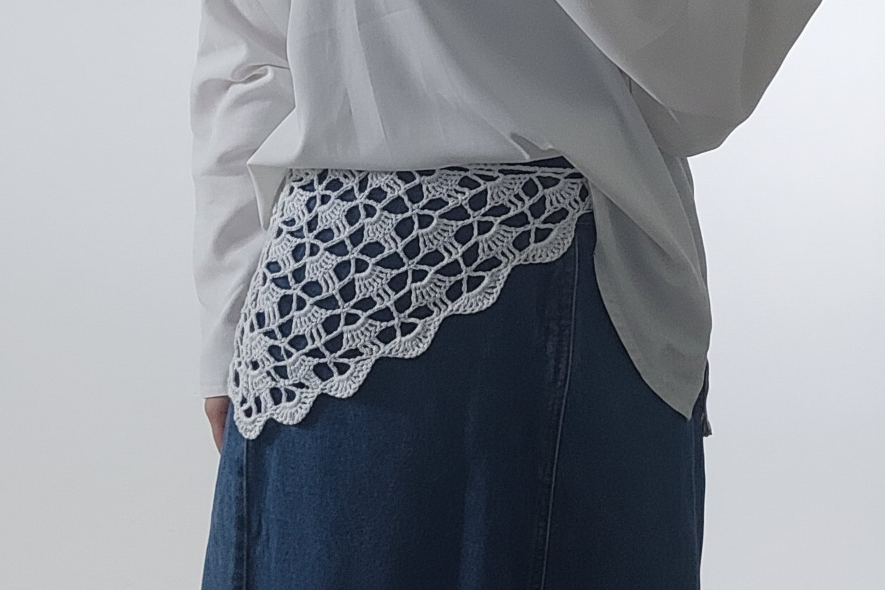 Bandana en crochet handmade 100% cotton 🤍 