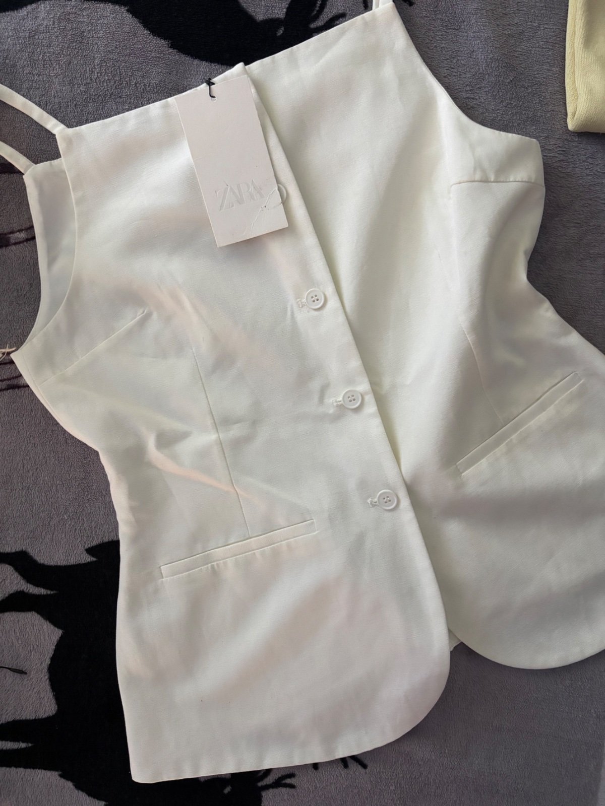 Un top style gilet de costum jamais porté