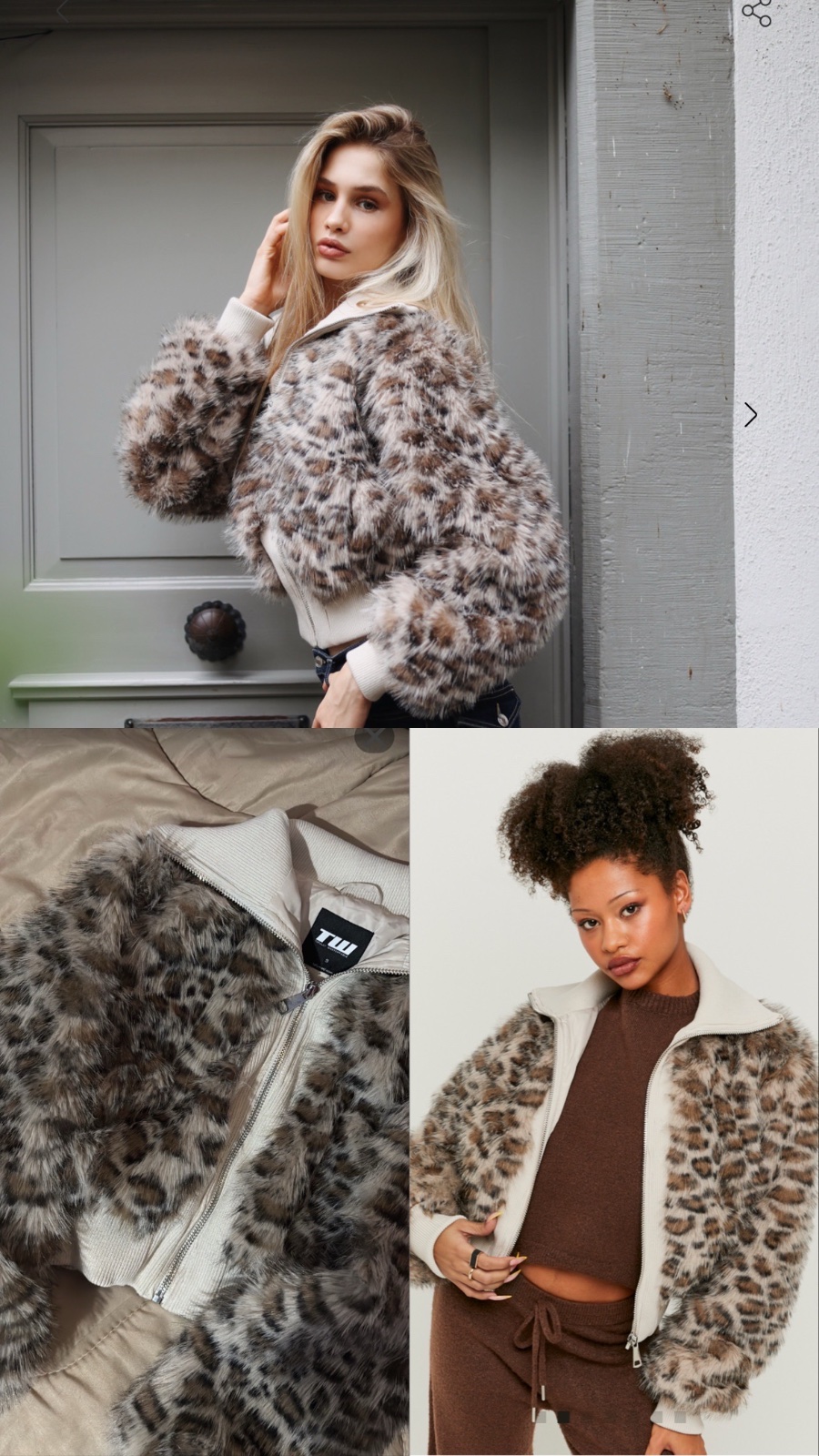 Veste leopard 
