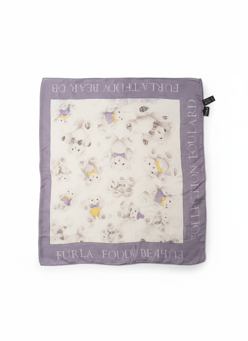 Furla teddy bear collection scarf 