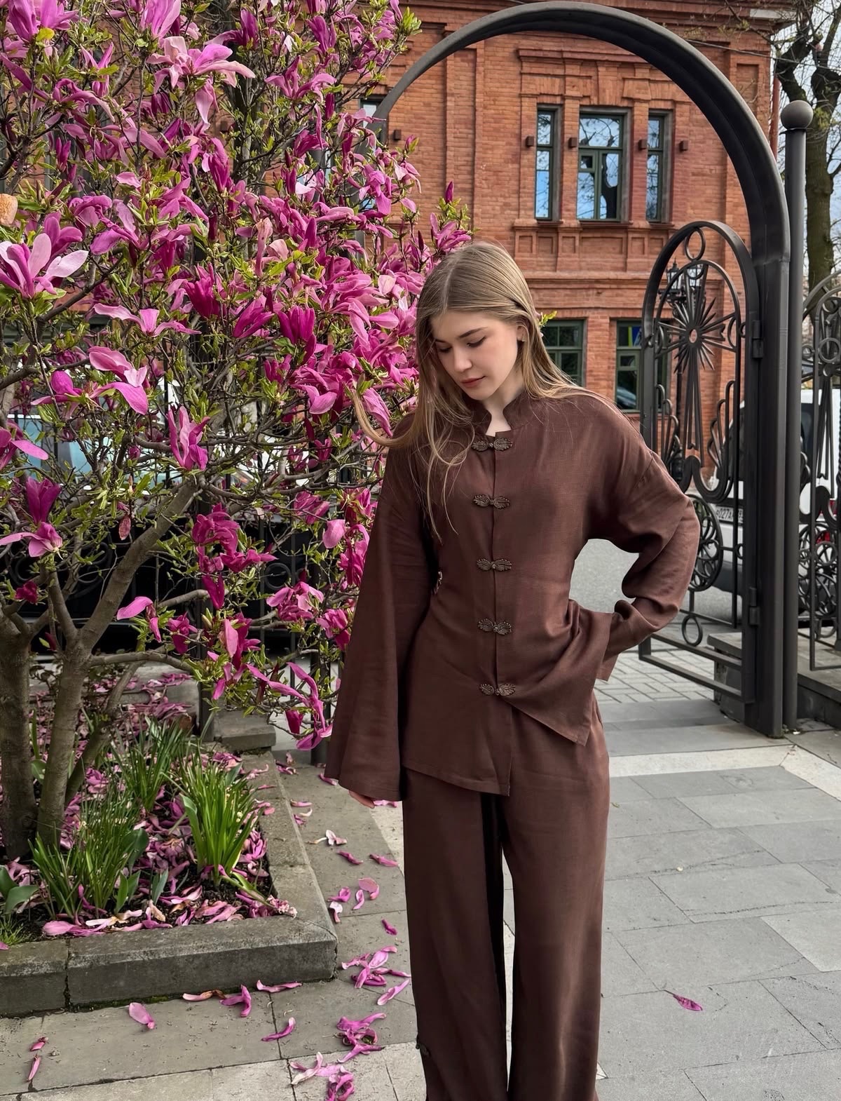 Ensemble marron 