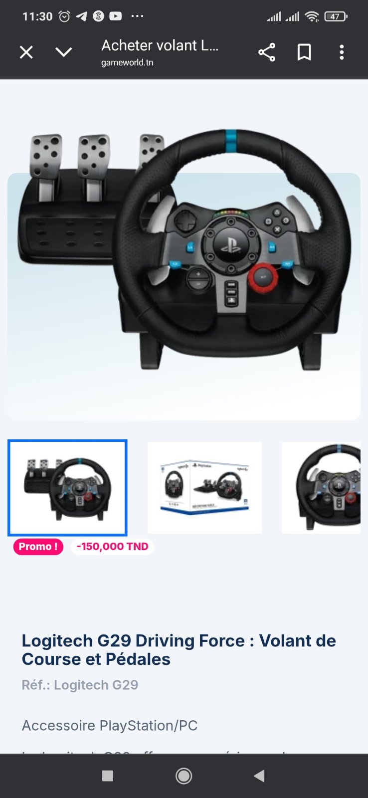 Volant Logitech 