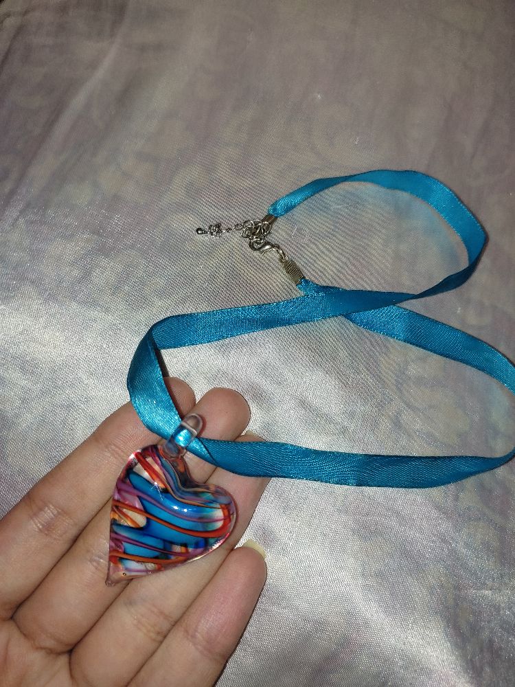 Collier cœur 💙
