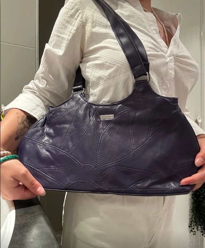 Sac neuf stefano simili cuir violet✨😍