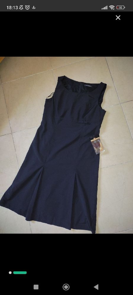 Robe droite noir