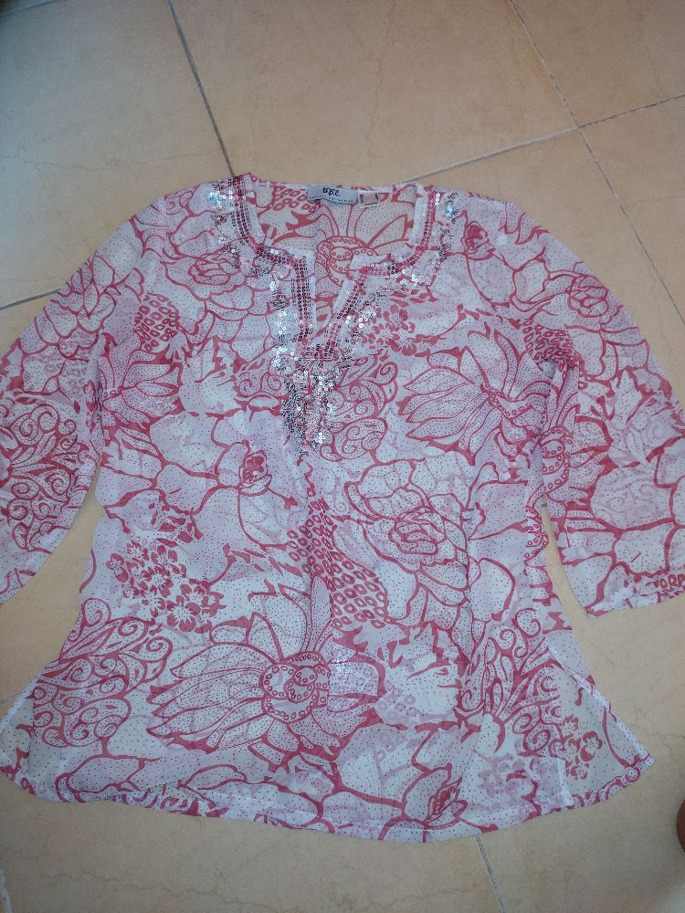 Chemisier leger en rose