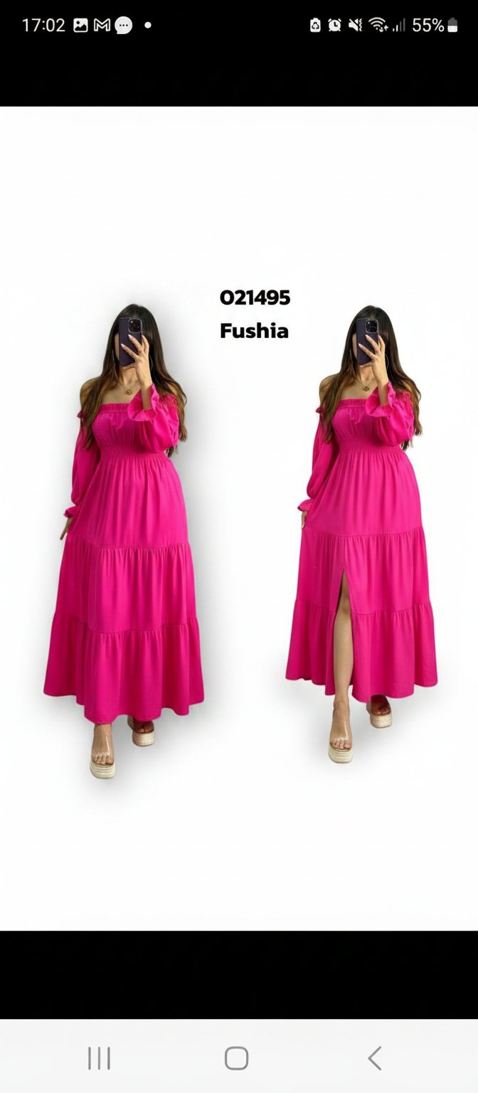 Robe rose 