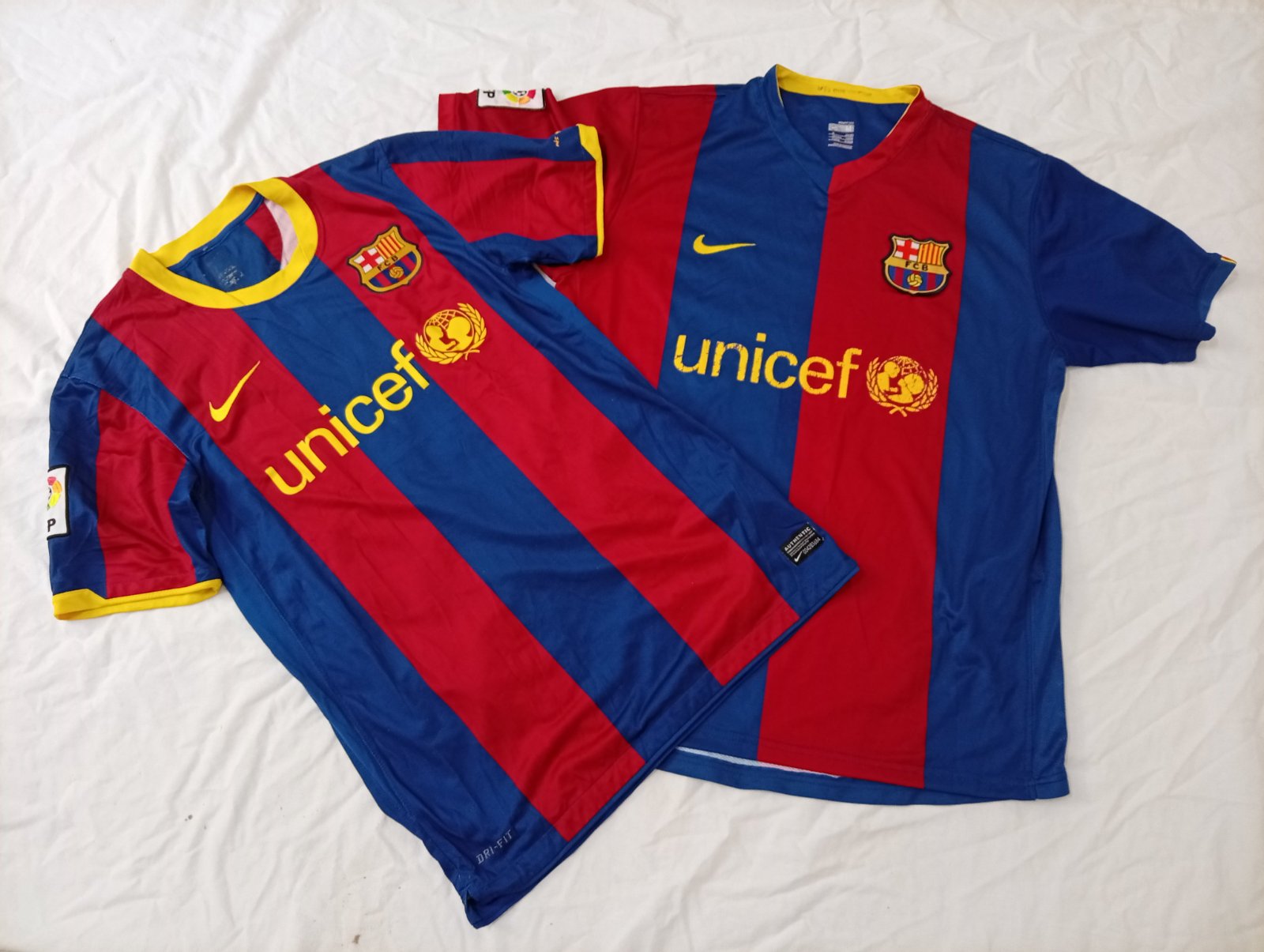 Barça football shirts