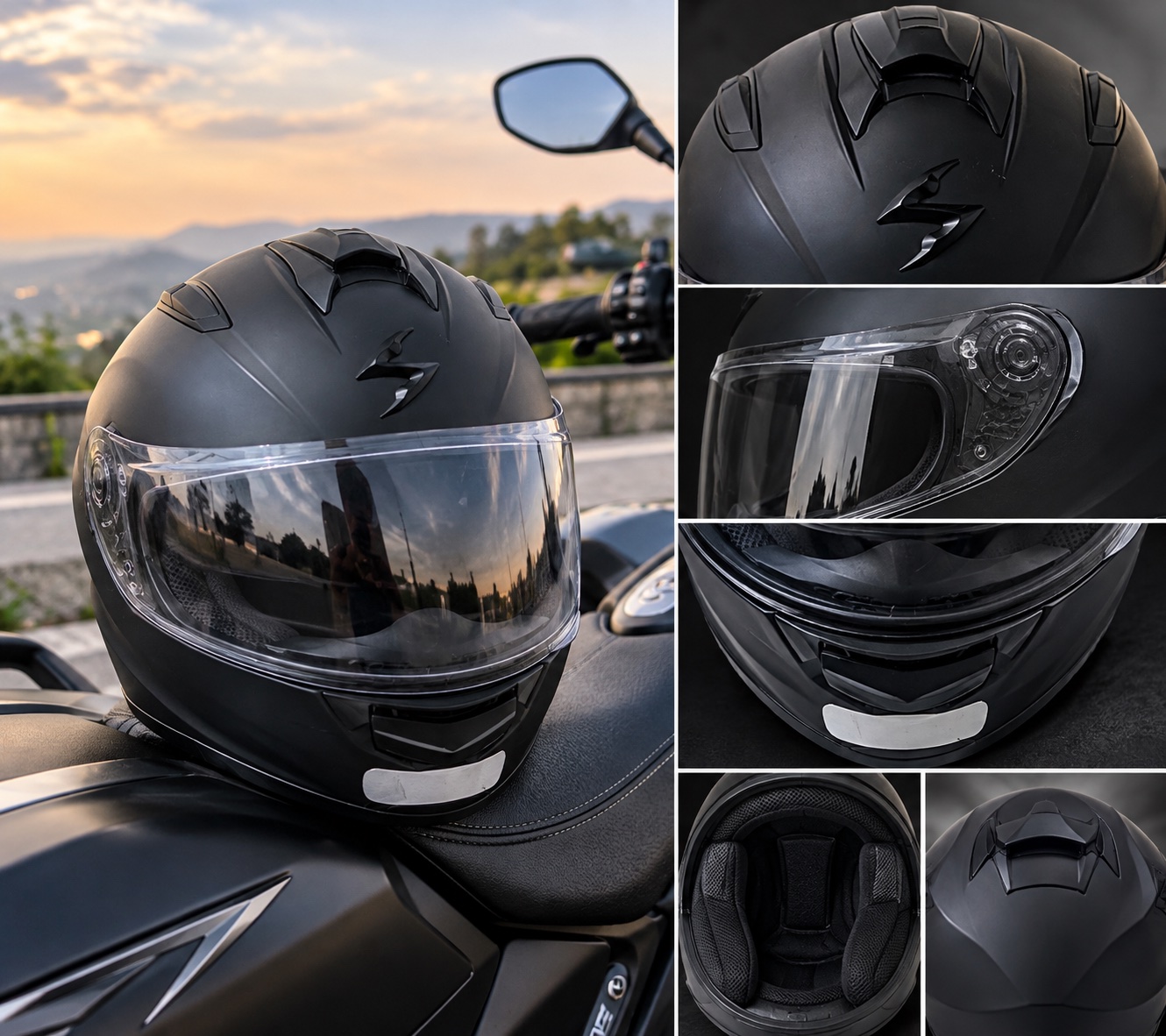 Casque moto scorpion taille Xxl