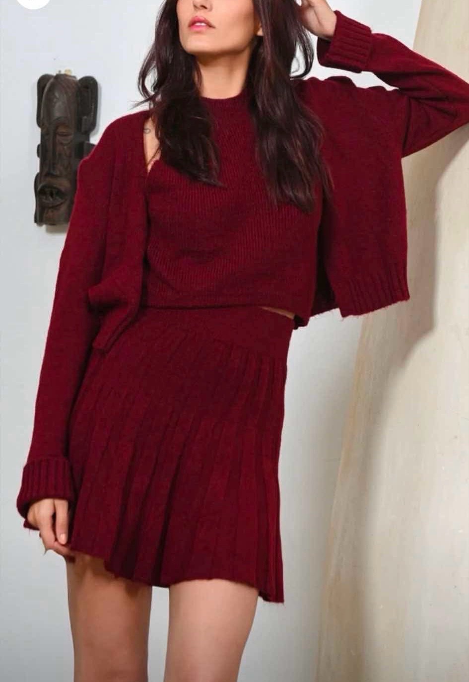 Set Burgandy