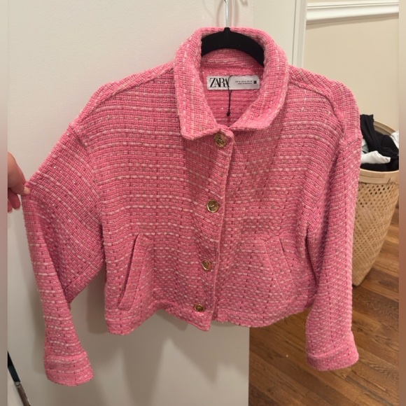 Veste zara rose 