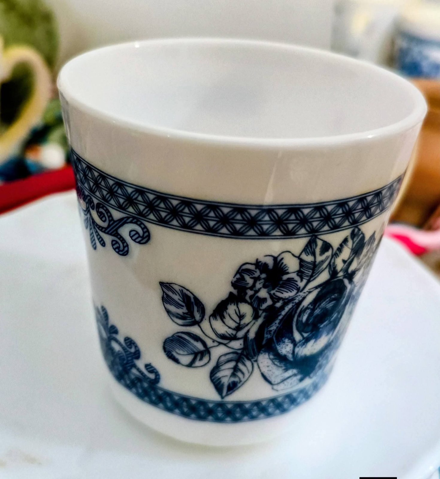 🔥 طقم فناجن مطبوووووع  Arcopal Vintage  français أصلي 🇫🇷 معاهم sous tasse