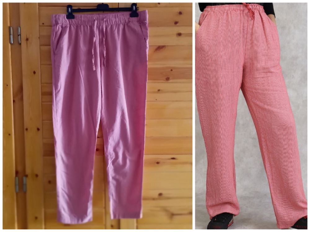 Pantalon large en lin jamais porté 