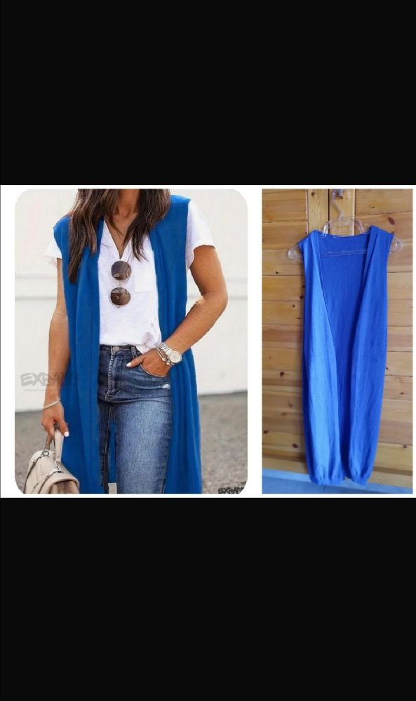 Cardigan sans manche 