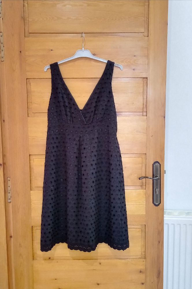 Robe de midi en guipure T42