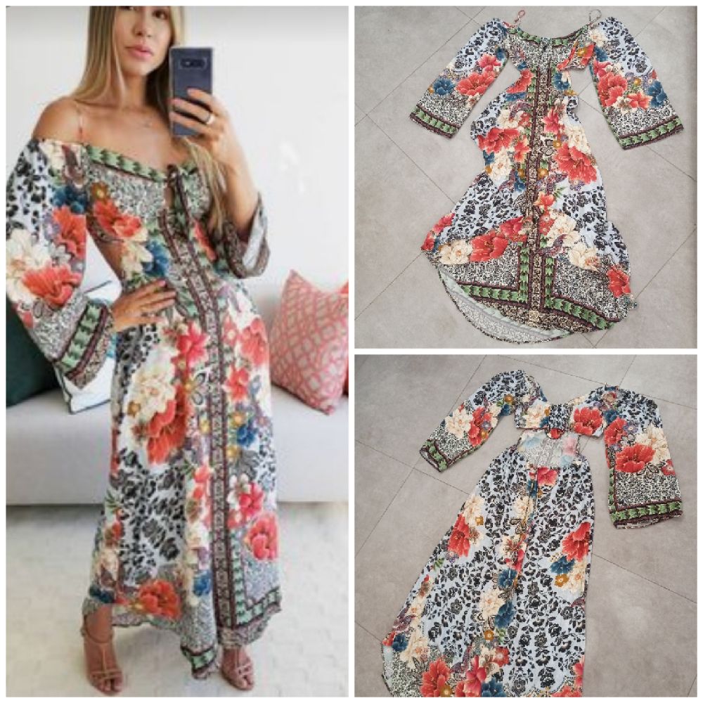 Robe longue tripical