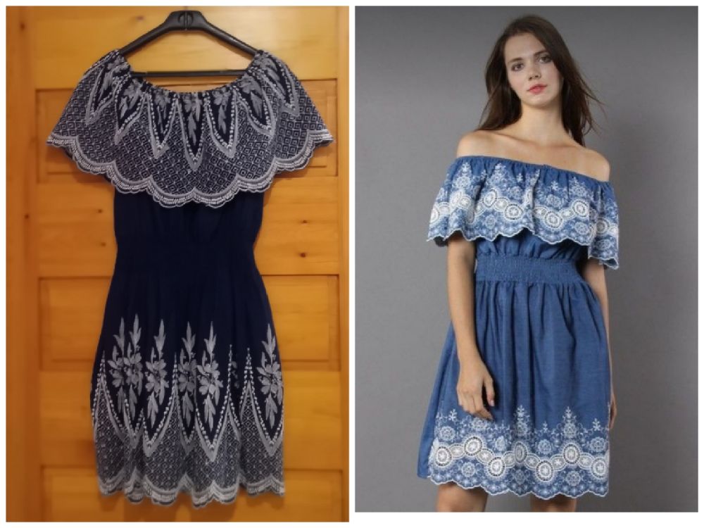 Très jolie robe espagnole avec broderie 