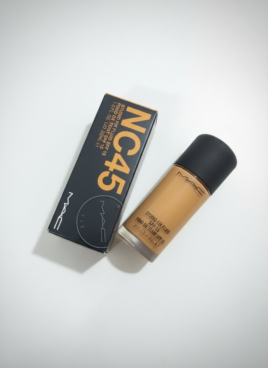 Studio fix fluid spf 15 fond de teint Mac réf nc45