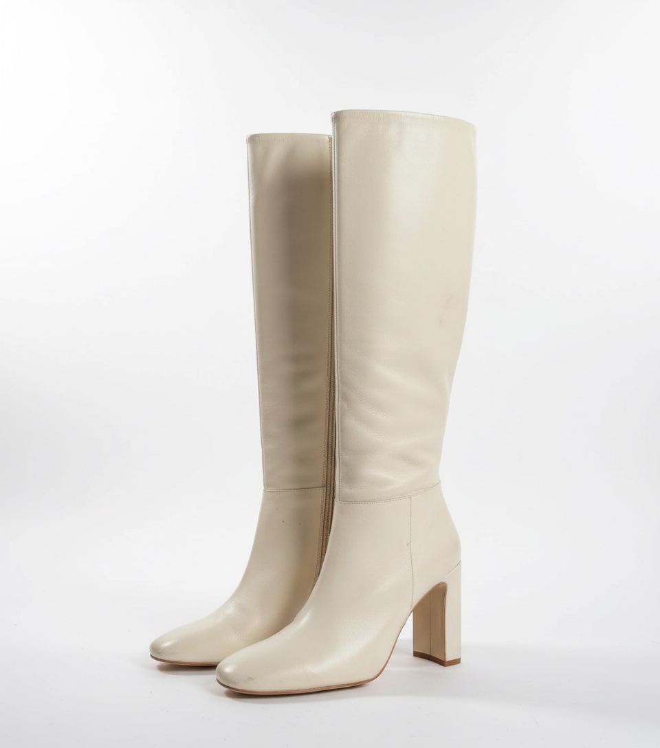 Bottes talons blanc cassé pointure 41 
