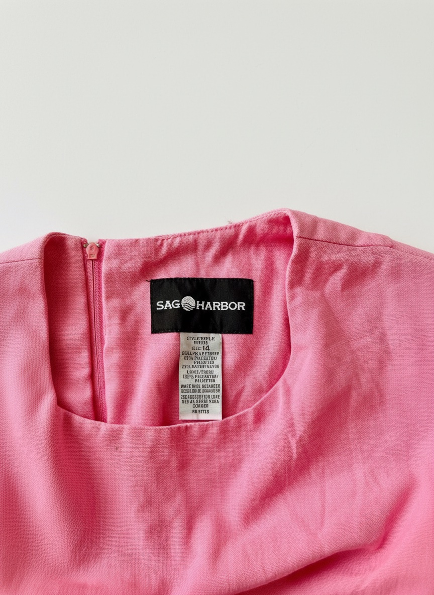 Robe rose bebe de la marque SAG Harbor taille 44 (L/XL) 