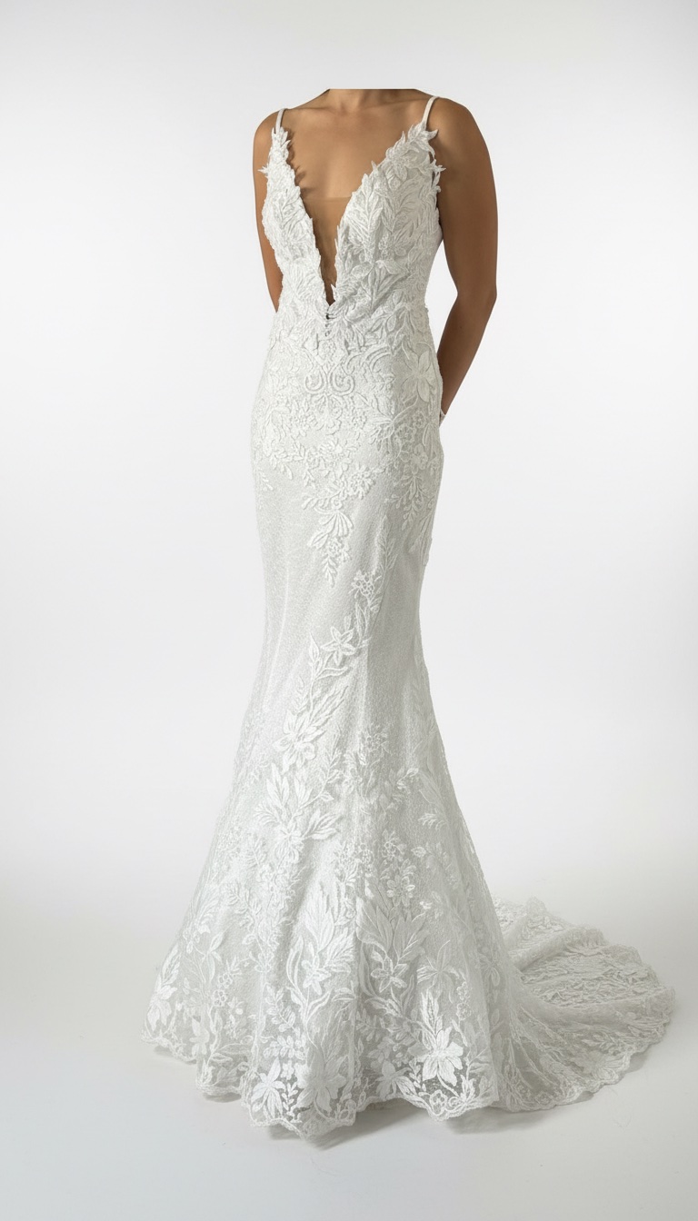 Robe de mariée ou fiançailles de la marque  Gabbiano, Invento , taille de 38 a 42 , Ivory  simple style sirène