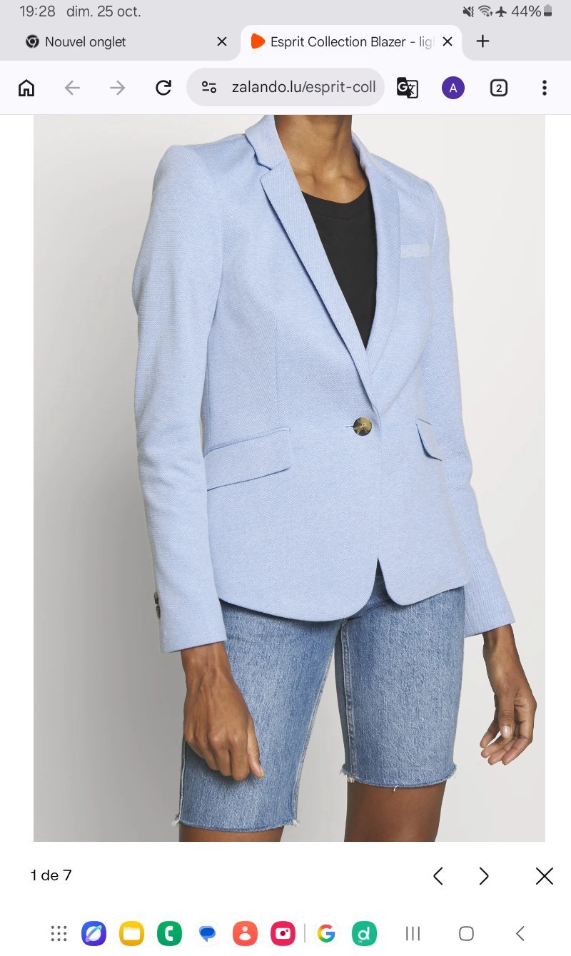 Blazer Esprit Collection light blue taille M/L Authentique comme neuf
