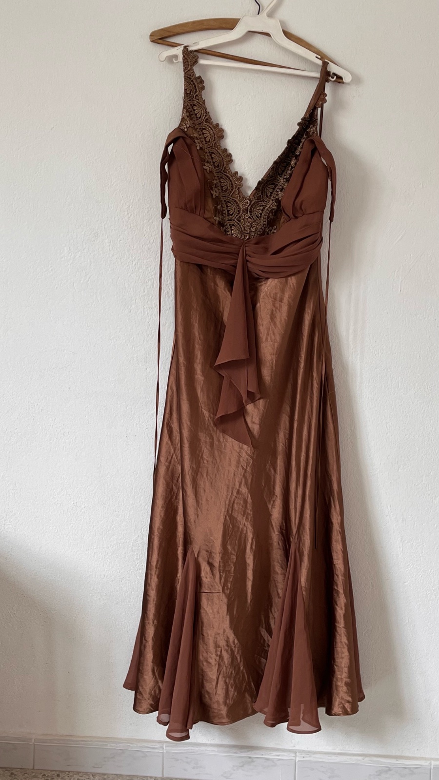 Robe soirée satin