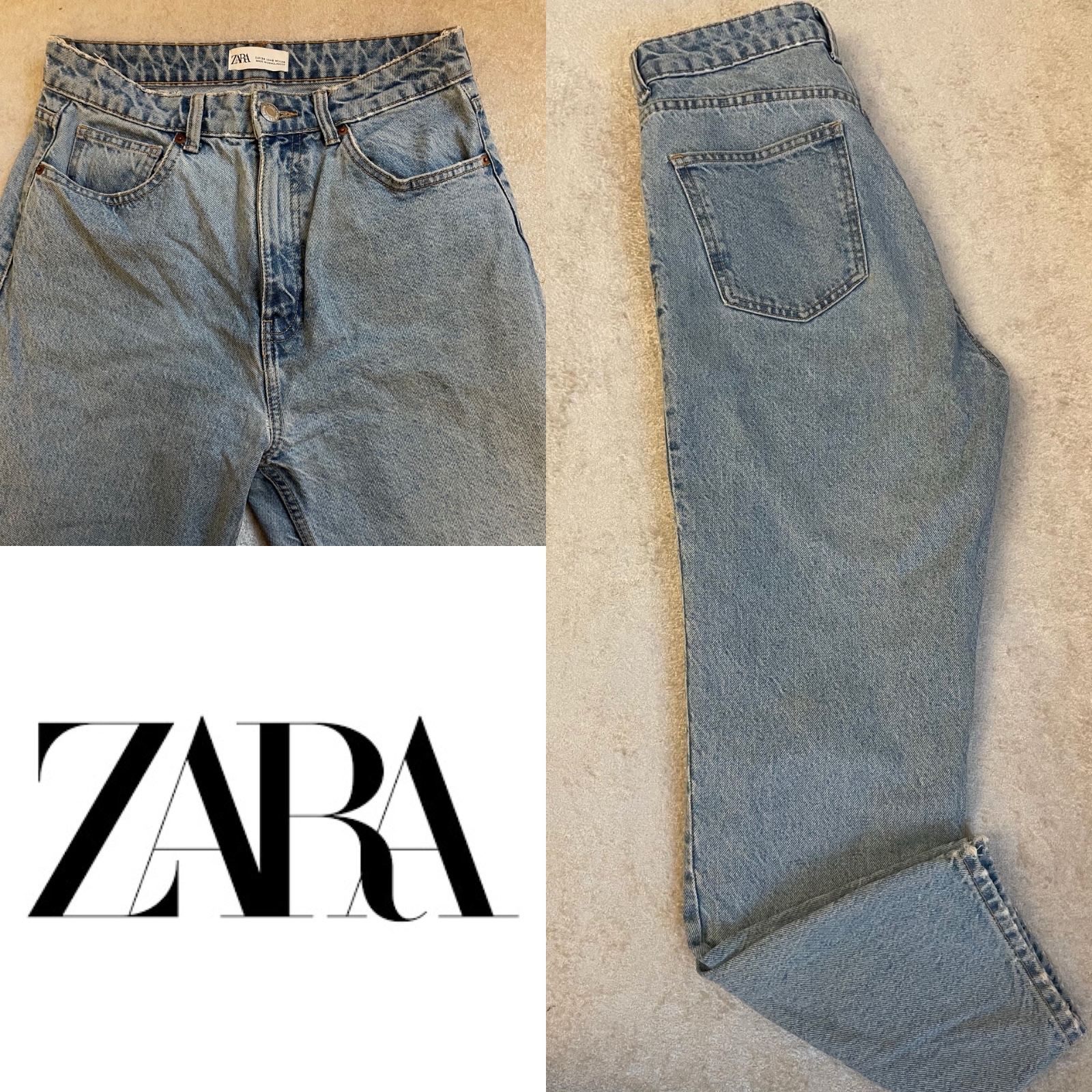 Pantalon en jean zara😍